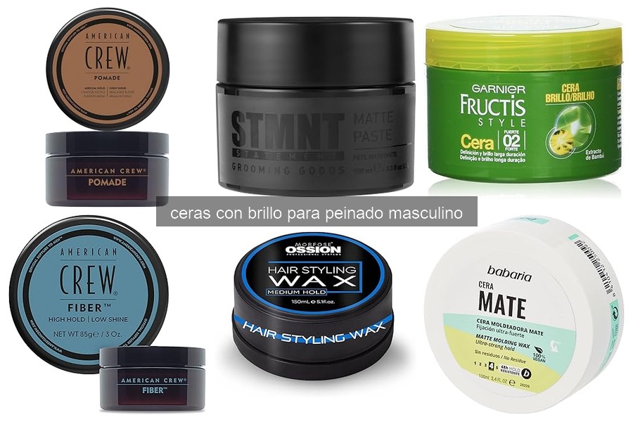 Qué son las ceras con brillo para peinado masculino