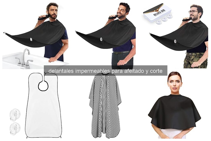 Tipos de delantales impermeables para afeitado en 2026