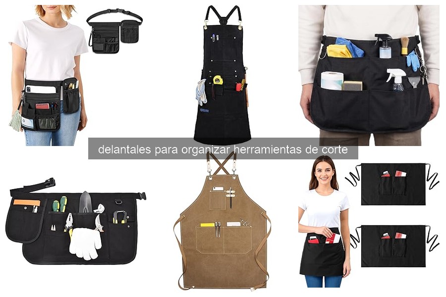 Tipos de delantales para organizar herramientas de corte