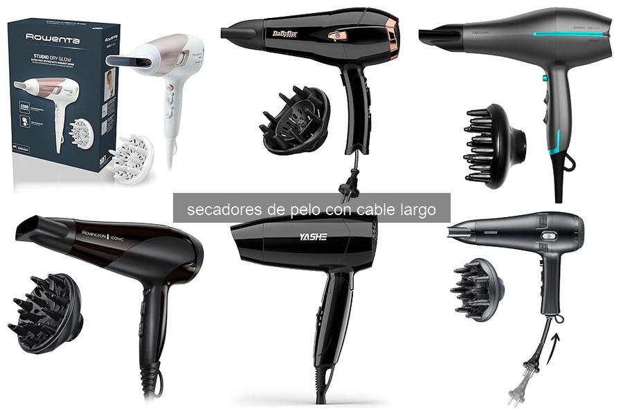Ventajas de usar un secador de pelo con cable largo